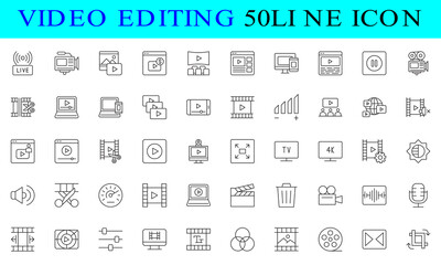 Video Editing and Movie Making - Icons