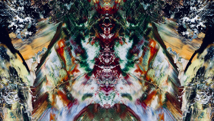 Abstract art background . Hand painting artwork on canvas .