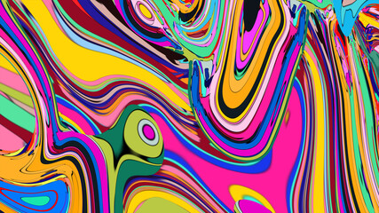 Abstract Retro Pattern with Organic Shapes and Vibrant Colors Perfect for Backgrounds Wallpapers and Creative Design Projects Illustration
