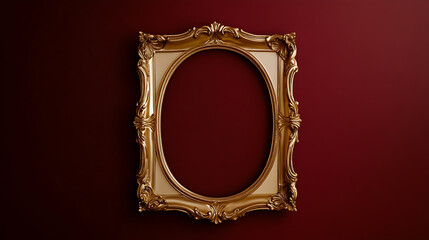 Ornate gold frame. Add your own artwork or portrait to this decorative framework and instantly create a unique conversation piece in your home.