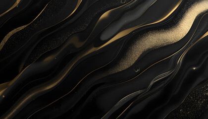 black background with luxurious gold motif