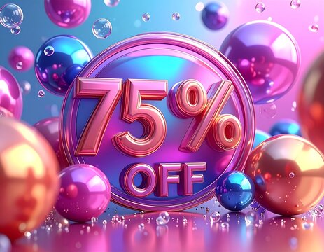 Special Offer Seventy Five Percent Off for Limited Time