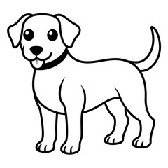 Obraz premium vector illustration of a puppy