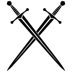 two crossed swords