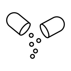 pill line icon