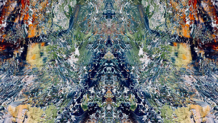 Abstract art background . Hand painting artwork on canvas .