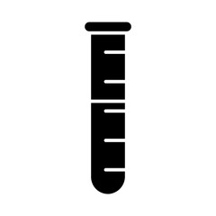 test tube glyph icon