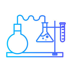 Laboratory Bench gradient icon