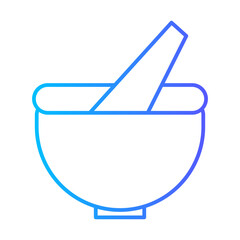 mortar gradient icon