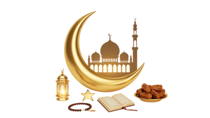 Set of islamic religious icons, set of islamic religious symbols. islamic calligraphy of mosque