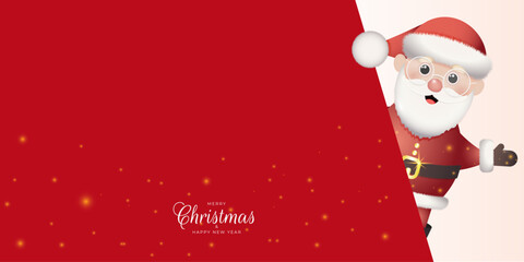  Festive digital illustration of Santa Claus in a classic red suit, ideal for Christmas and New Year celebrations, holiday greetings, and creative seasonal design projects.