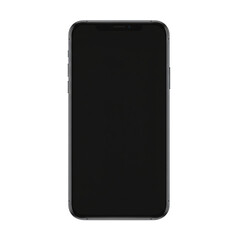 Modern smartphone mockup isolated on transparent background