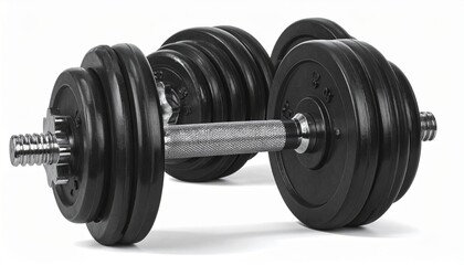 dumbbell isolated on white background
