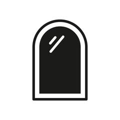 mirror icon vector design template