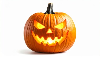 Fototapeta premium halloween pumpkin isolated on white