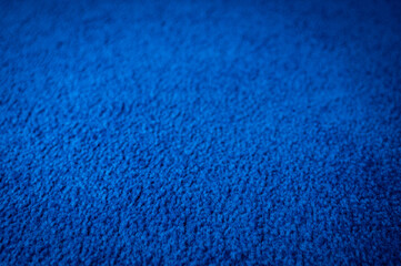 closeup blue carpet background, wallpaper