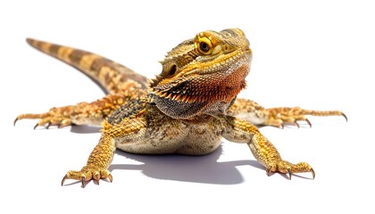 Fototapeta premium Close-up of a Bearded Dragon