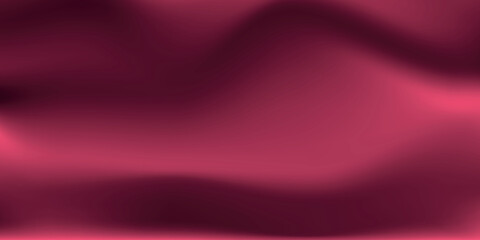 Silk pink background. Abstract vector pattern with copy space. Liquid wave texture, smooth drapery wallpaper. Wedding fabric, satin. Wavy design for banner, card, postcard, backdrop.