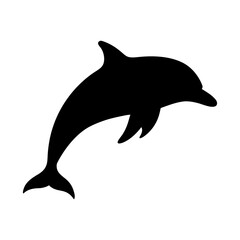 Fototapeta premium dolphin isolated on white background