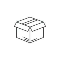 Product package icon logo flat vector design