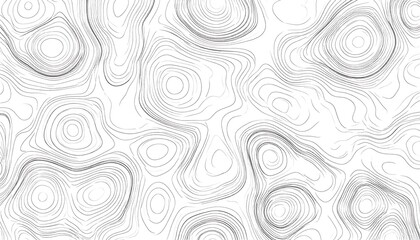 Abstract topographic map design