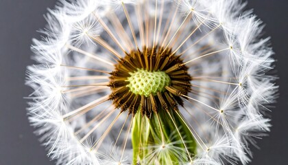 Obraz premium Close-up of a dandelion seed head (2)