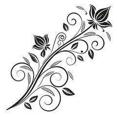 ornamental text divider, elegant border design elements, perfect for web, page decoration, invitations, cards. Vintage style, monochromatic, vector set. Unique, intricate swirls, curls, shapes