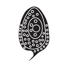 Phacus Protozoa glyph icon 