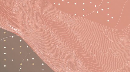 Fototapeta premium Illustrated subtle pattern background with lines and dots, modern corporate style.