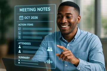 Effective business meeting notes office setting digital content professional environment engaging viewpoint collaboration concept