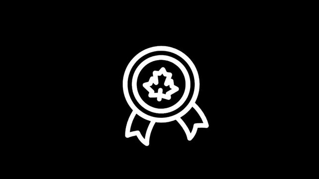 Canadian Maple Leaf Badge