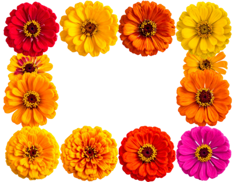 Set of Vector cherry blossoms in full bloom transparent png background. Ai generated