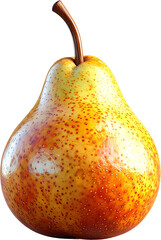 Pear 3D PNG Transparent Background (Isolated on White Background)