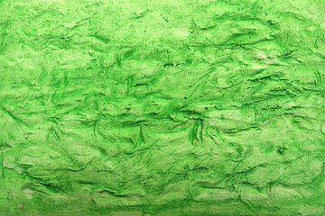 green plaster background with texture