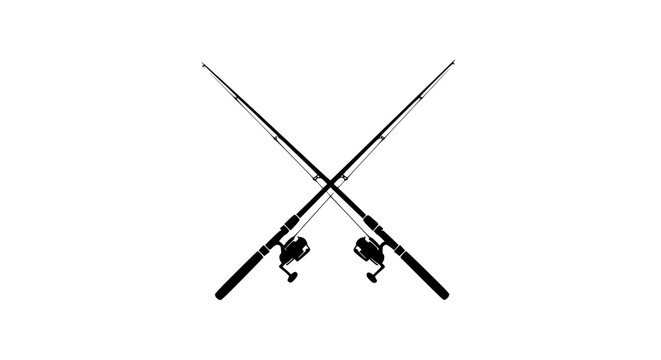 crossed fish pole silhouette Fishing Pole Silhouette Images – Browse 39,503 Stock Photos, Vectors, and  Video