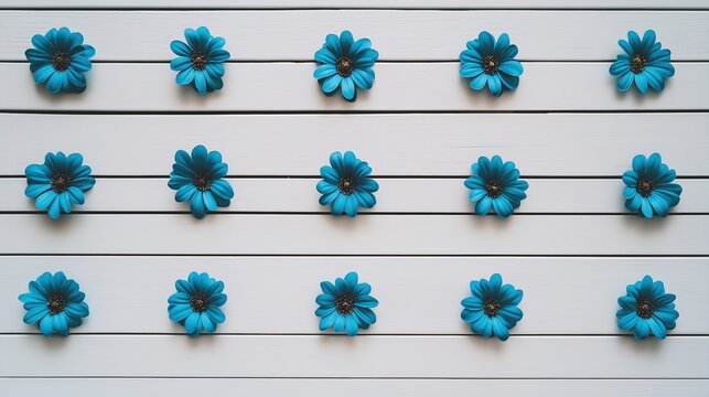 memorable. Celebration concept with blue decorative elements on a white wooden background. tutorial guides, club newsletters, designed for sports & leisure club marketing, used by product marketers.