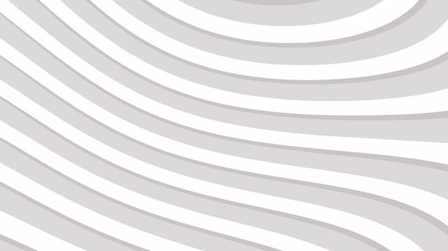 Abstract pattern of flowing white and light grey curved lines background texture