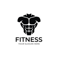 Modern Gym Logo Design for Health and Training
