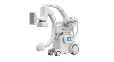 Modern mobile c-arm x-ray machine for advanced medical imaging diagnostics