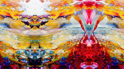 Abstract art background . Hand painting artwork on canvas .