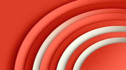 Abstract Coral Gradient Layers
