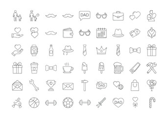 Fototapeta premium set of icons for web and mobile