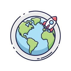 set of icons for web and mobile