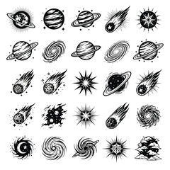 set of icons for web and mobile