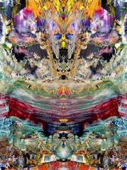 Abstract art background . Hand painting artwork on canvas .