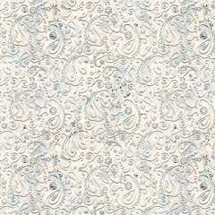 colorful damask seamless backgrounds for digital textile prints.