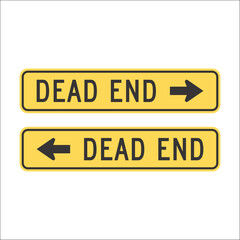 Street Sign. Traffic Sign. DEAD END DESTIANTION
