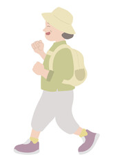 ハイキング 女性