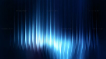 Abstract Blue Light Streaks with Modern Technological Feel
