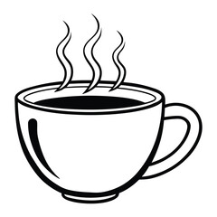 realistic, detailed, high resolution, steaming coffee cup, realistic shadows, detailed cream swirls, intricate handle, seamless background, photorealistic
